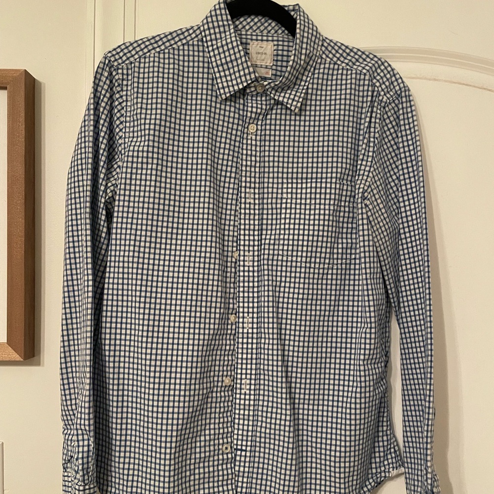 Mens Blue gap button down shirt